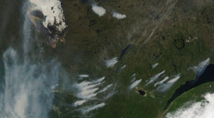 Canadian Wildfires Cause Haze Over The Northern US