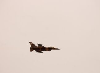 An American fighter Jet Shoots Down A Turkish Drone