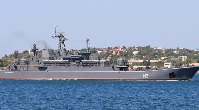Ukrainian Missle Strike Damages A Russian War Ship In The Black Sea