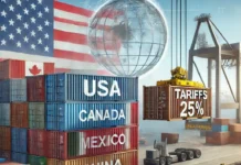 Trump Imposes 25% Tariffs on Canada and Mexico, 10% on China, Raising Global Trade Concerns