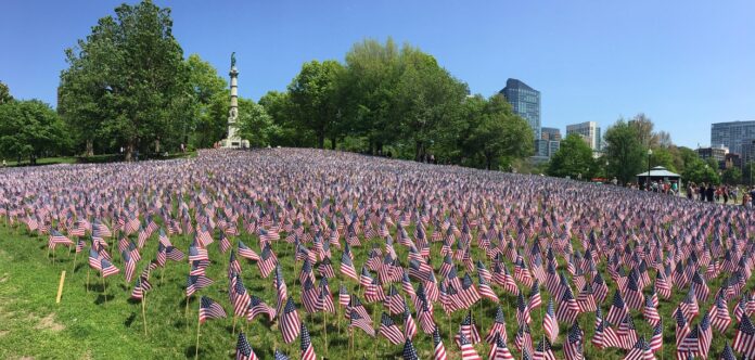 memorial day flags
