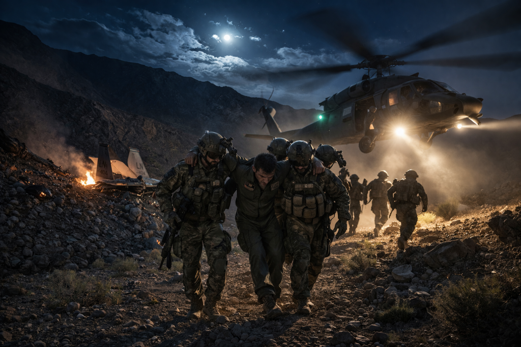 Final Crew Member Rescued After U.S. F-15E Fighter Jet Shot Down in ...