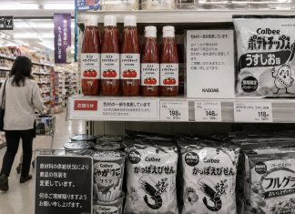 Japanese Food Companies Simplify Packaging as Ink Supplies Tighten