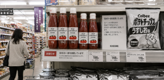 Japanese Food Companies Simplify Packaging as Ink Supplies Tighten