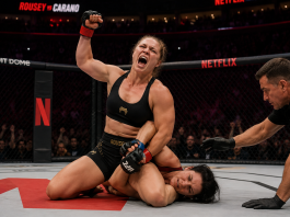 Ronda Rousey Returns, Finishes Gina Carano in 17 Seconds at Netflix MMA Debut