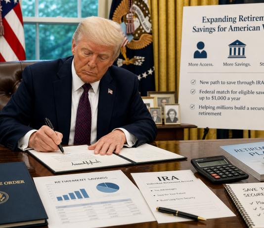 Trump Signs Order to Expand Retirement Savings Access Through New IRA Website