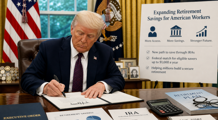 Trump Signs Order to Expand Retirement Savings Access Through New IRA Website