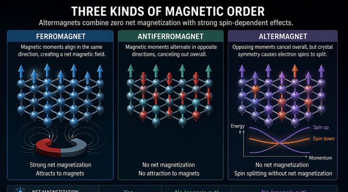 Altermagnets: The Third Type of Magnet Changing How Scientists Think About Magnetism