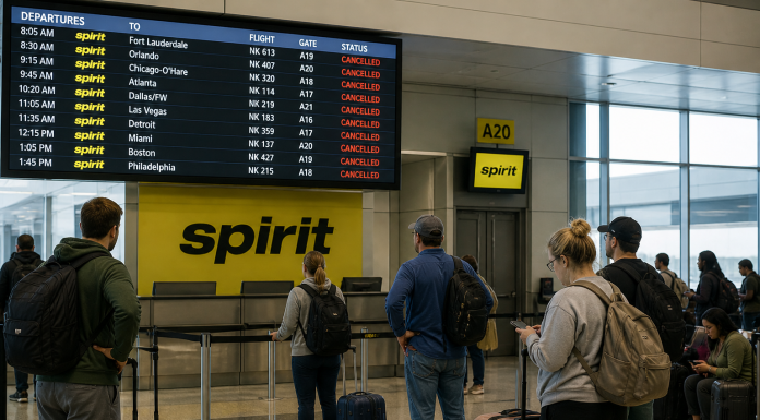 Spirit Airlines Shuts Down After 34 Years, Cancels All Flights Immediately