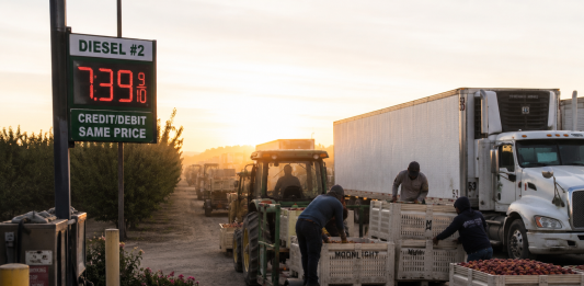 Higher Diesel Prices Add Pressure for California Growers