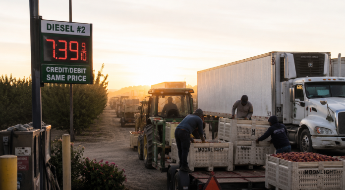 Higher Diesel Prices Add Pressure for California Growers