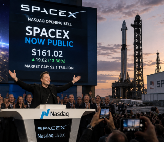 SpaceX IPO Pushes Elon Musk Past $1 Trillion in Net Worth