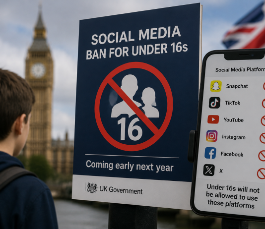 U.K. Announces Social Media Ban for Children Under 16