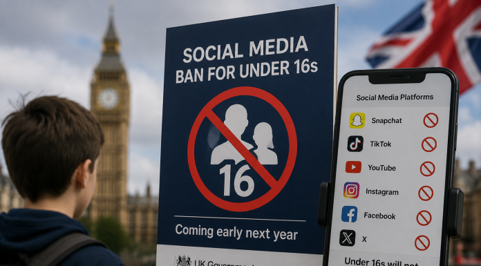 U.K. Announces Social Media Ban for Children Under 16