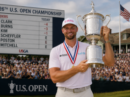 Wyndham Clark Holds Off Sam Burns to Win Second U.S. Open Title