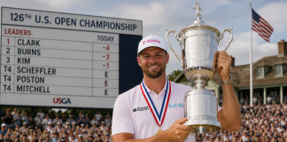 Wyndham Clark Holds Off Sam Burns to Win Second U.S. Open Title
