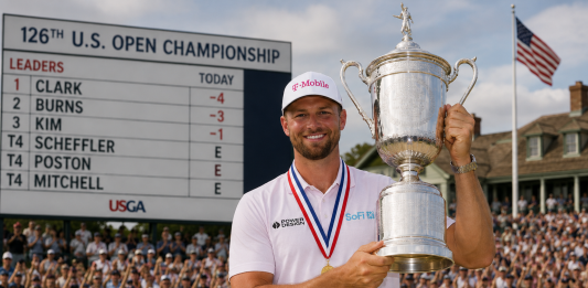 Wyndham Clark Holds Off Sam Burns to Win Second U.S. Open Title