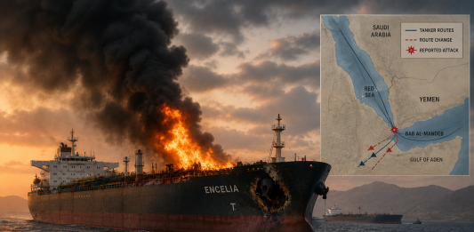 Houthi Group Claims Attacks on Two Saudi Oil Tankers in the Red Sea