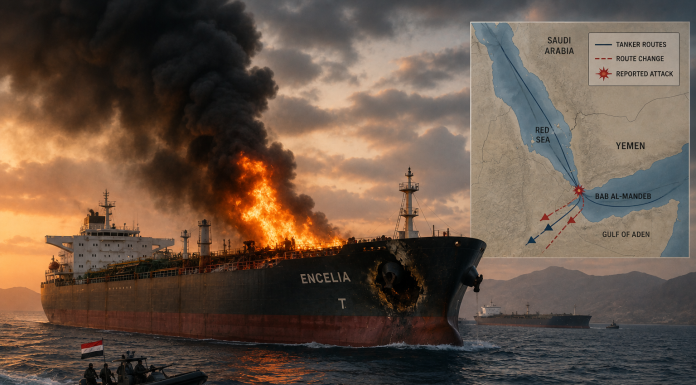 Houthi Group Claims Attacks on Two Saudi Oil Tankers in the Red Sea