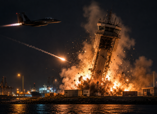 US Strike Destroys Surveillance Tower at Iranian Port