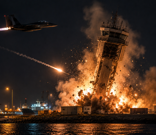 US Strike Destroys Surveillance Tower at Iranian Port