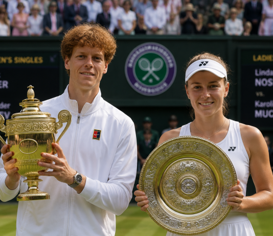 Jannik Sinner Defends Wimbledon Title as Linda Noskova Wins First Grand Slam