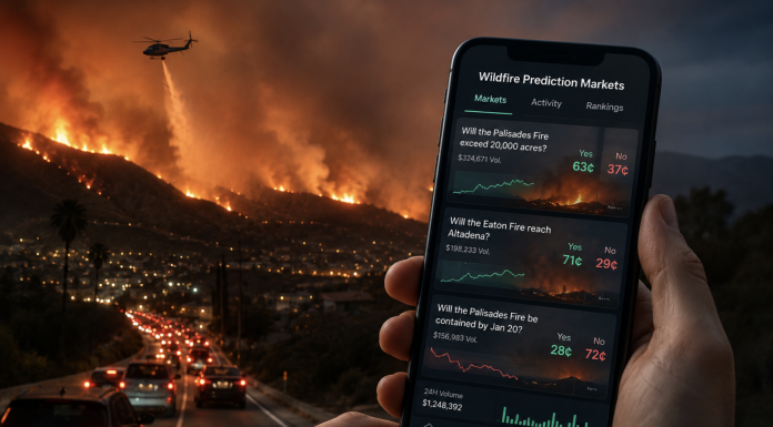 Wildfire Betting Raises Questions as Prediction Markets Grow