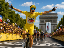 Tadej Pogačar Wins Fifth Tour de France Title