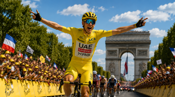 Tadej Pogačar Wins Fifth Tour de France Title
