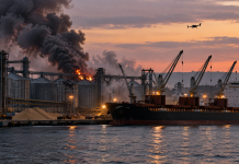 Drone Attacks Disrupt Grain Shipments From Russia’s Krasnodar Region