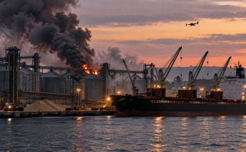 Drone Attacks Disrupt Grain Shipments From Russia’s Krasnodar Region