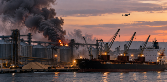 Drone Attacks Disrupt Grain Shipments From Russia’s Krasnodar Region
