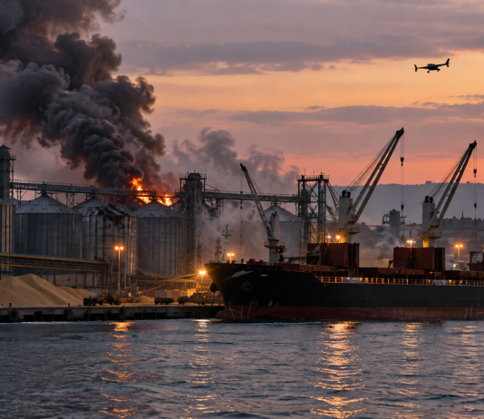 Drone Attacks Disrupt Grain Shipments From Russia’s Krasnodar Region