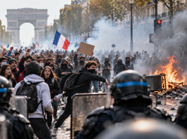 France Prepares to Close Hundreds of Schools as Student Protests Turn Violent