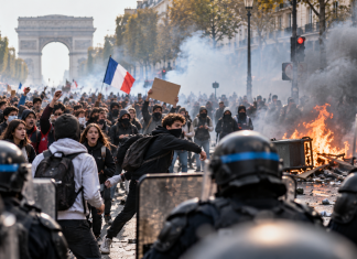 France Prepares to Close Hundreds of Schools as Student Protests Turn Violent