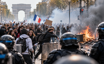 France Prepares to Close Hundreds of Schools as Student Protests Turn Violent